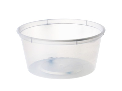 Plastic Round Container C16 Qty 500/LIDS - Click Image to Close