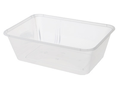 Plastic Rectangular Containers 500ml with Lids Qty 500